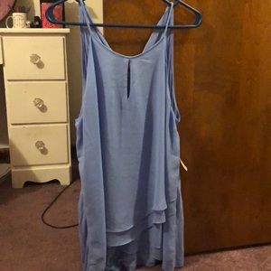 New York and Company Baby Blue Tank Top